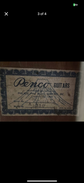 VERY RARE-Early 70's Japanese Penco Hummingbird (Lawsuit Era) additional photo thumbnail