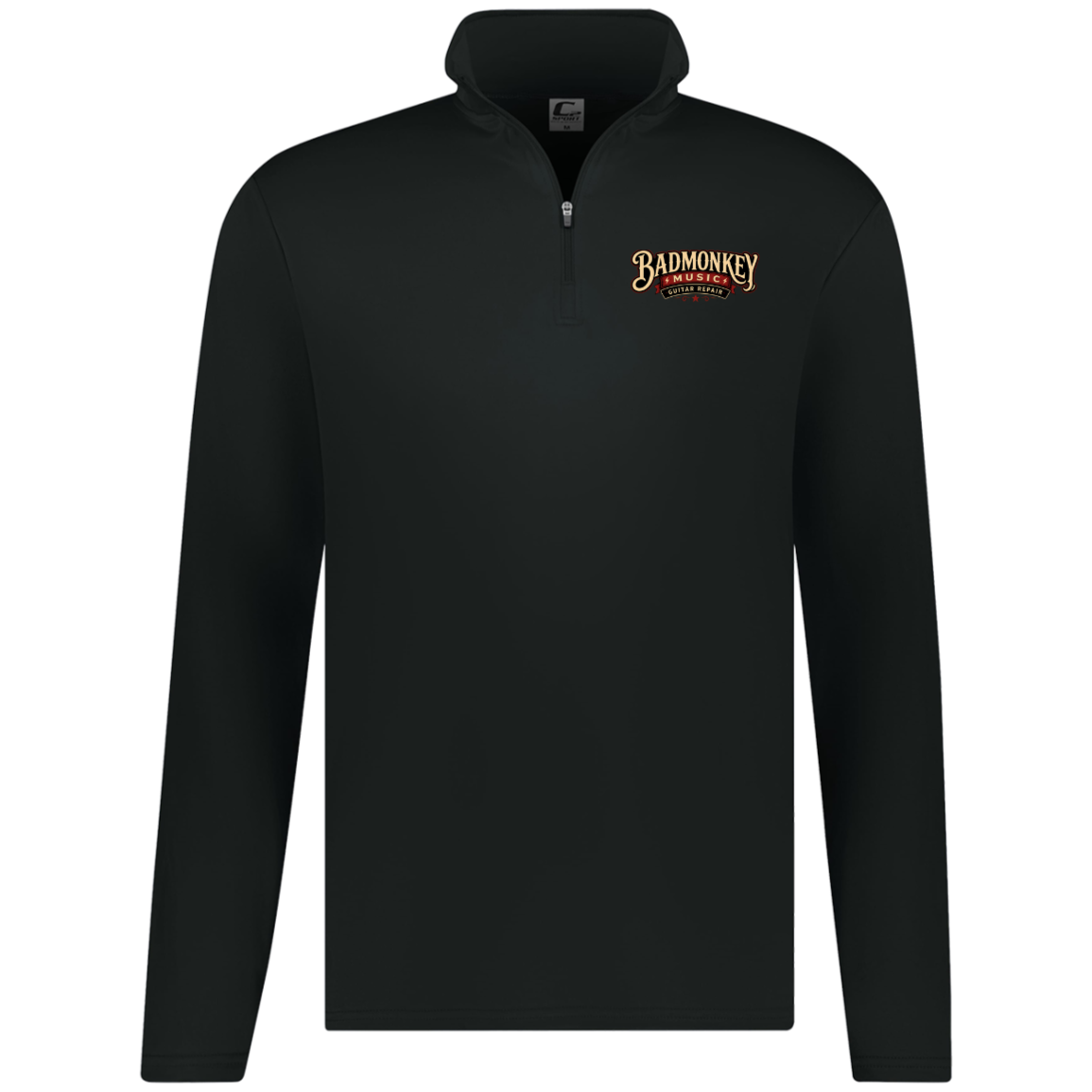 Black 2073 C2 Mens 1/4 Zip Pullover (109075241) front