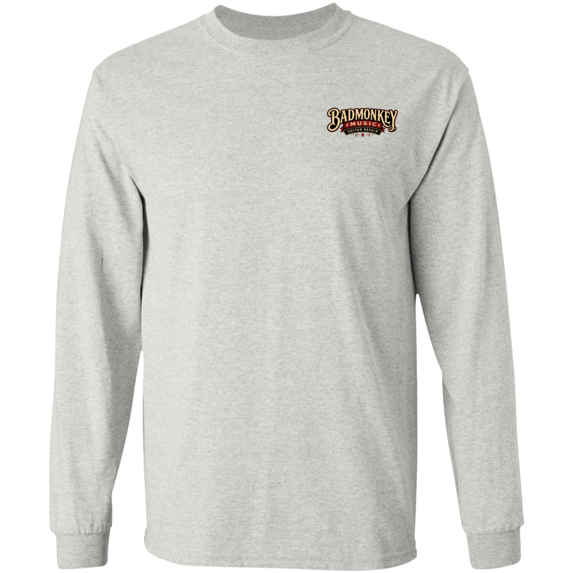 Ash 1062 Gildan LS T-Shirt 5.3 oz. (109079371) front